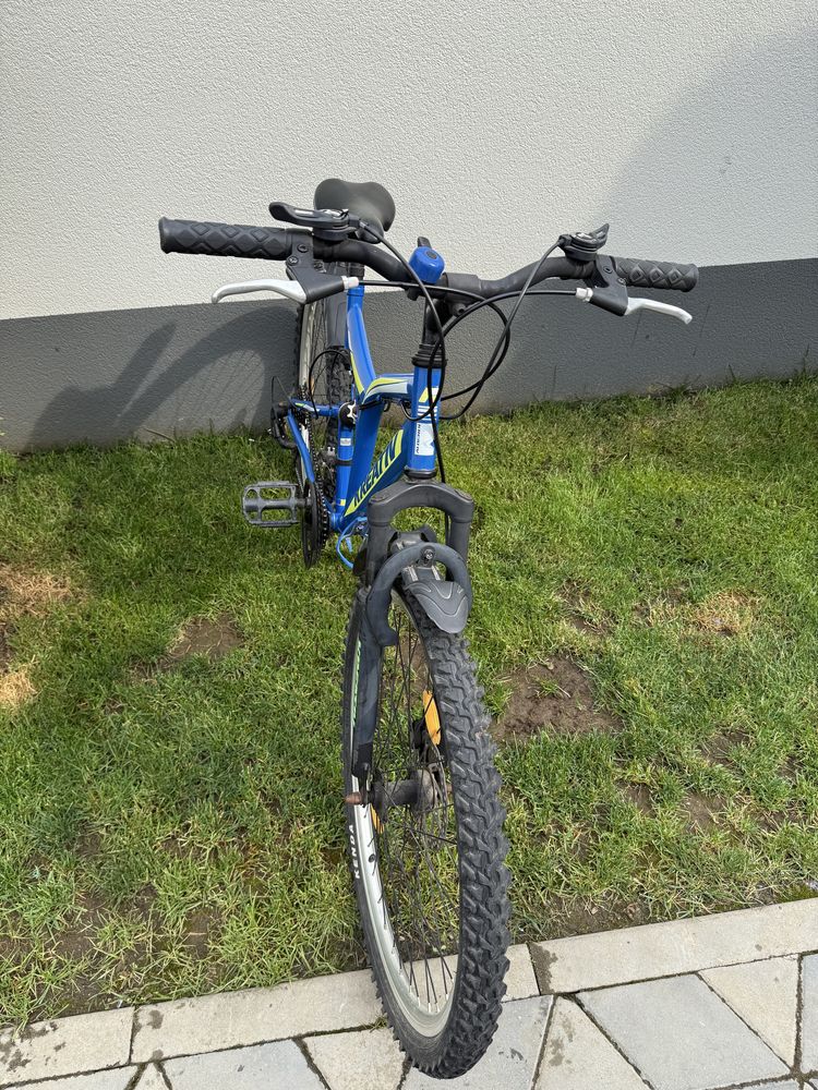 Vand bicicleta MTB Kreativ 26 inch full suspension, albastra