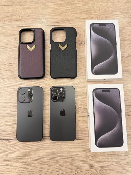 Iphone 15 pro black titanium