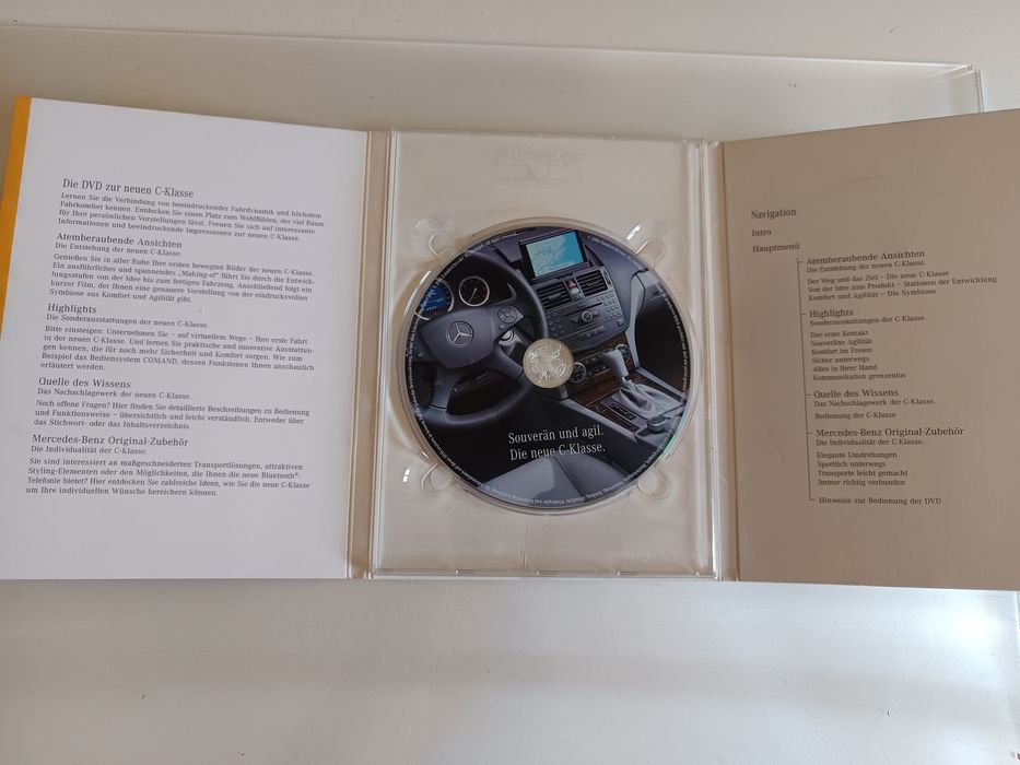 Dvd mercedes c classe  original