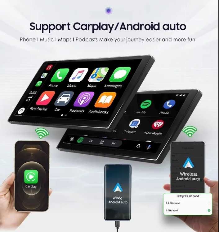 Мултимедия 9″ Volkswagen Android 15 4GB RAM 64GB, ROM, Размер: 9 инча