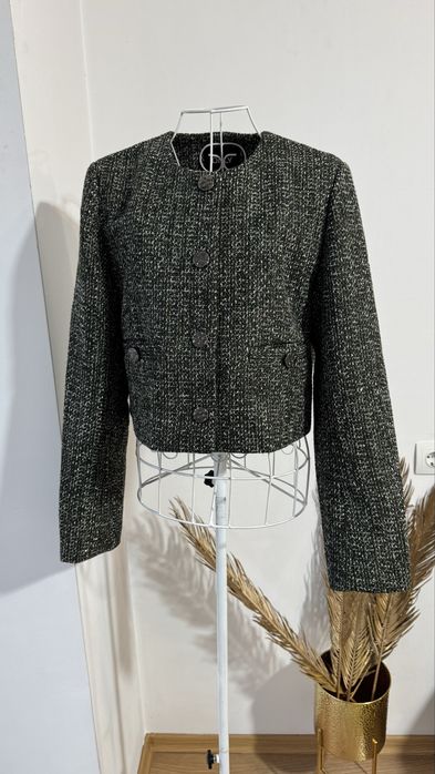 Sacou gros elegant only nou marimea M, contine lana