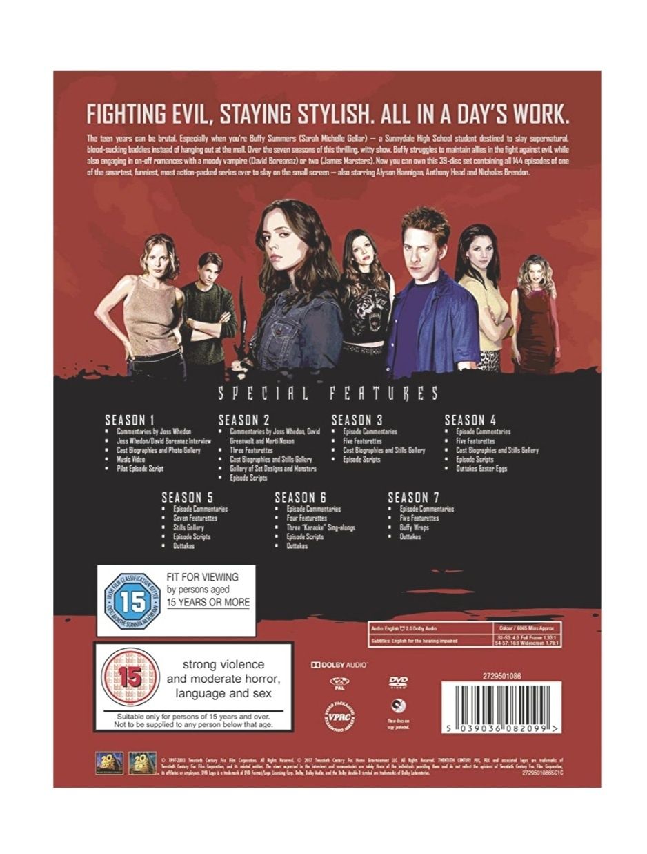 Film Serial Buffy the Vampire Slayer (39 DVD) Original