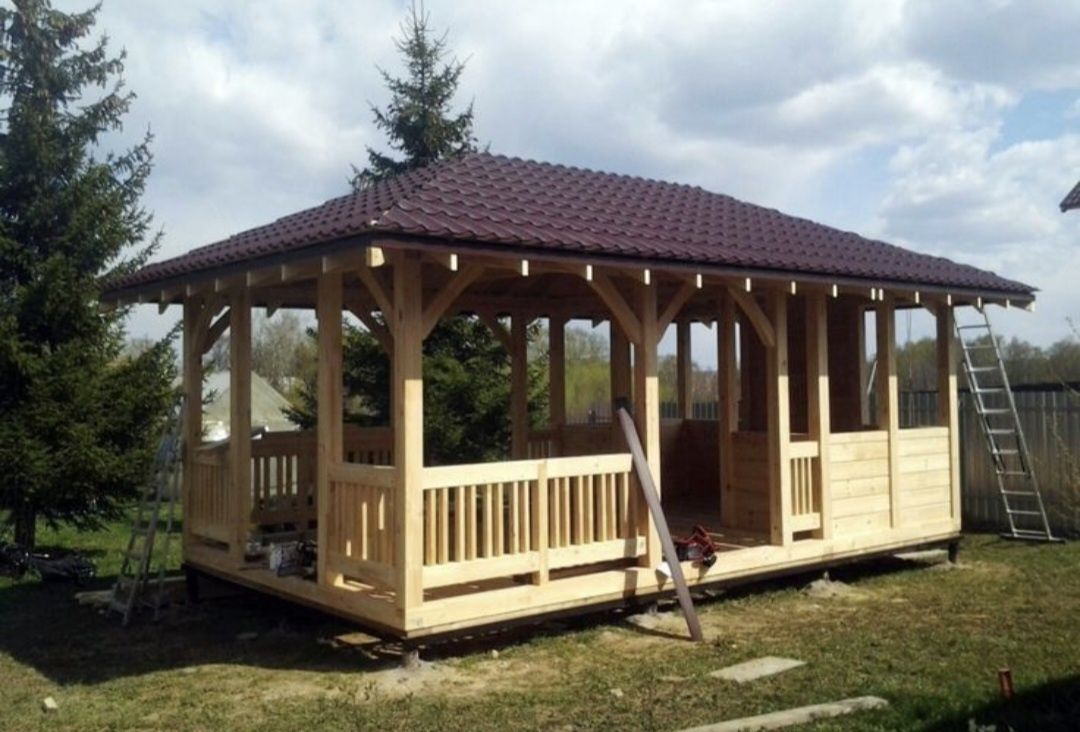 Terase din lemn -foișoare la comanda -pergole modele moderne -leagăne
