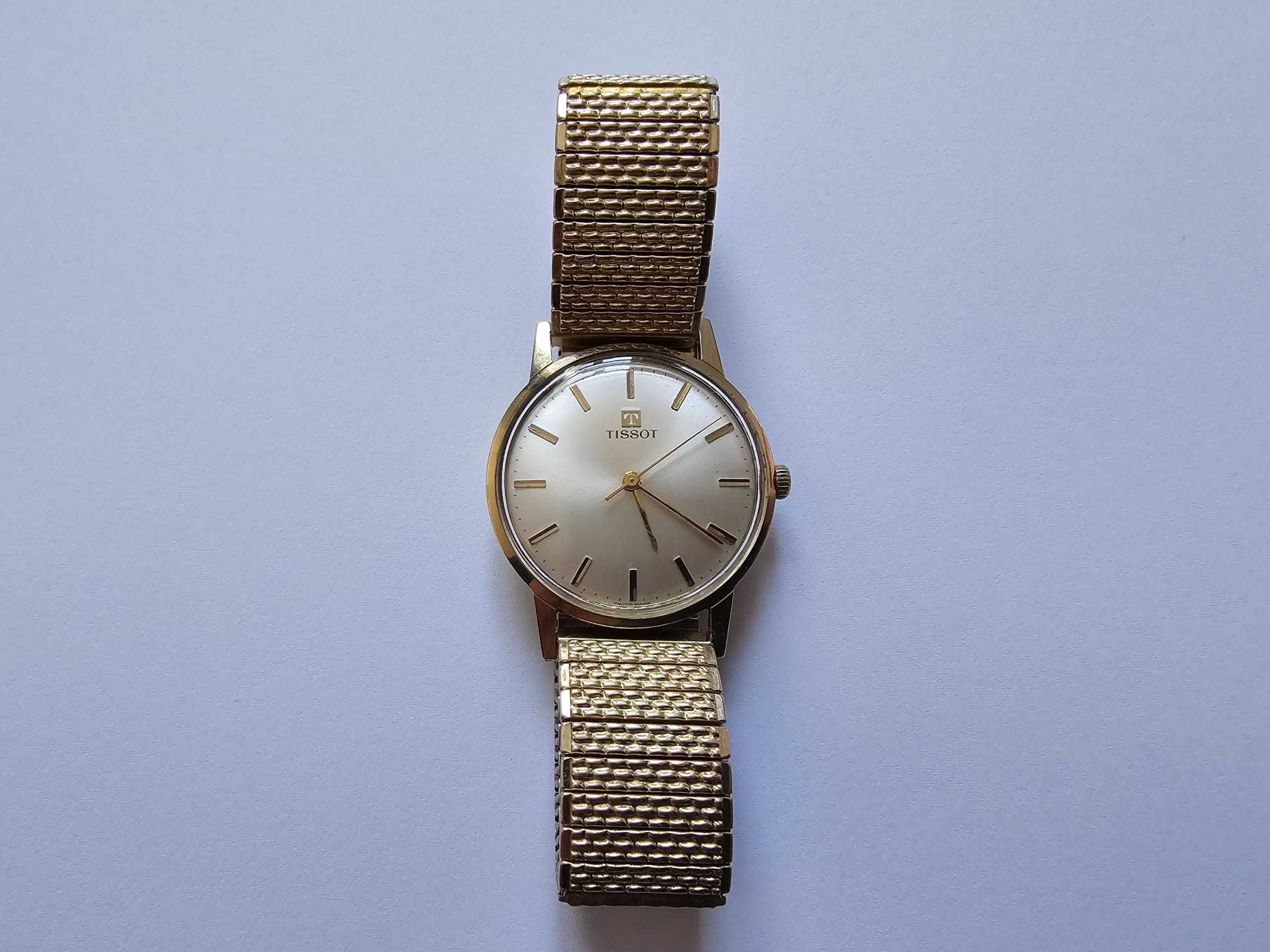 Ceas Tissot mecanic din aur 14K