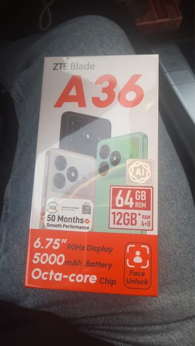 Продам абсолютно новый смартфон ZTE Blade 64гб черный