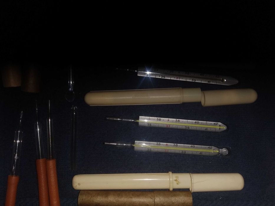 Градусники медицинские советские ртутные точные