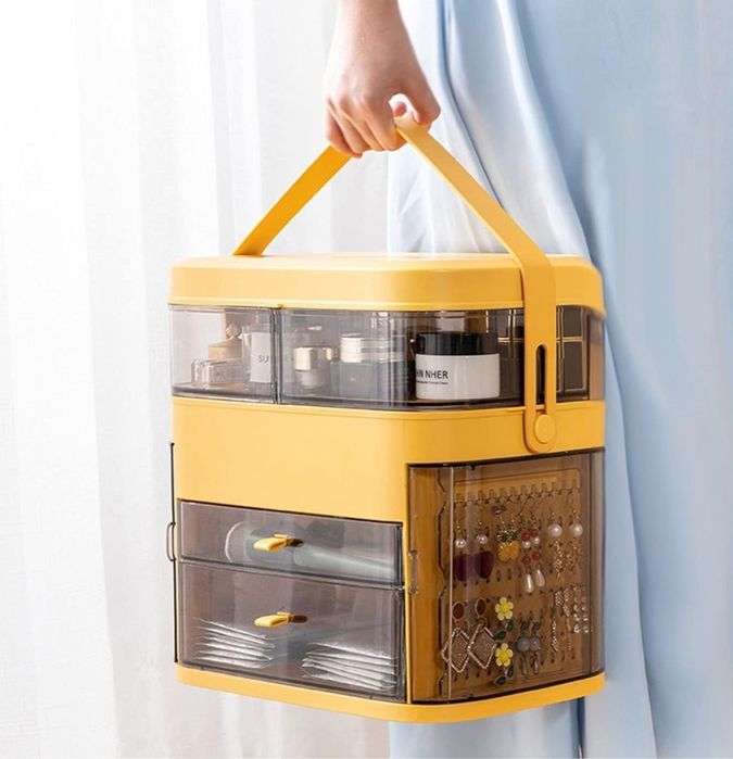 LUX Makeup Box – LED Yorug‘likli Kosmetika Organizeri