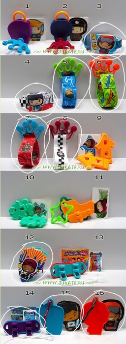 Игрушки из киндеров