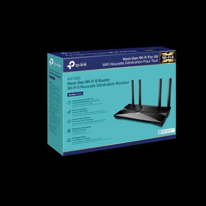 РУТЕР TP-LINK ARCHER AX10 /AX1500 Dual-band, WI-FI 6, Gigabit