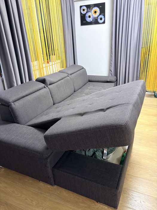 Coltar extensibil cu lada de depozitare