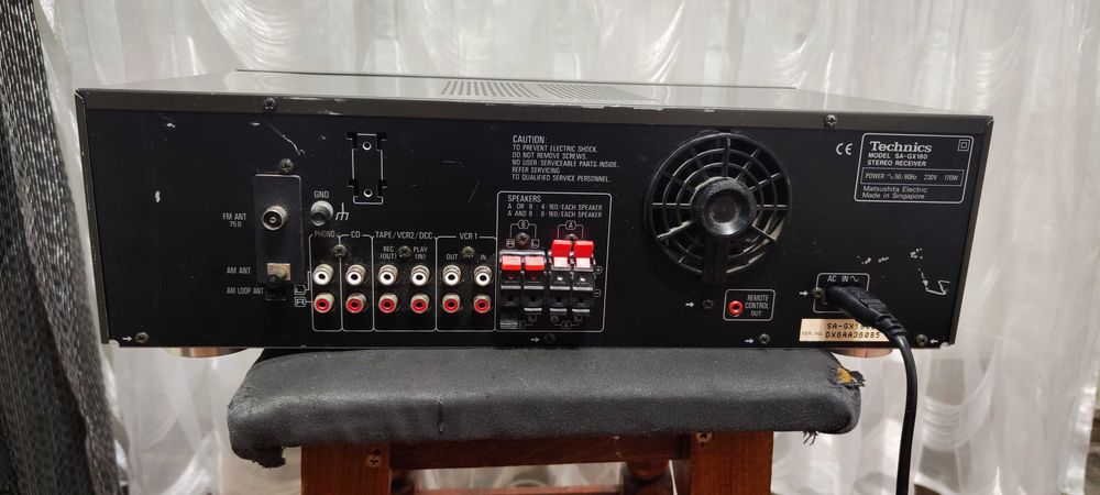 Amplificator Audio Technics SA‑GX180 Statie Audio Amplituner Audio