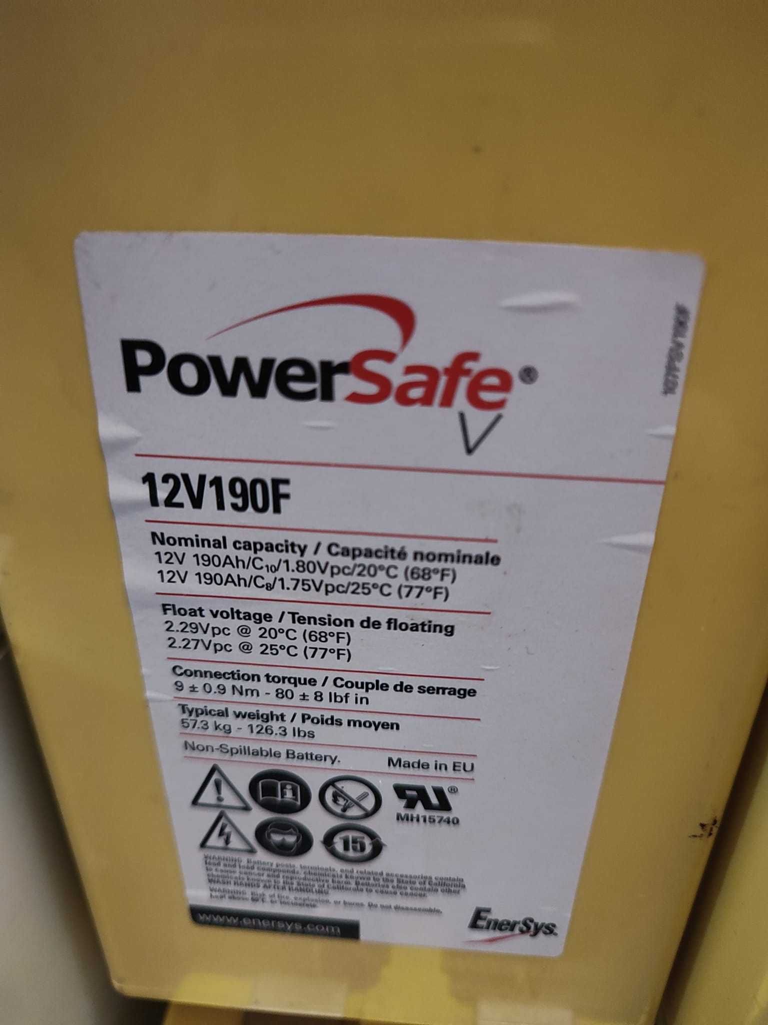 Acumulatori stationari AGM GEL EnerSys 190Ah baterii panou solar, UPS