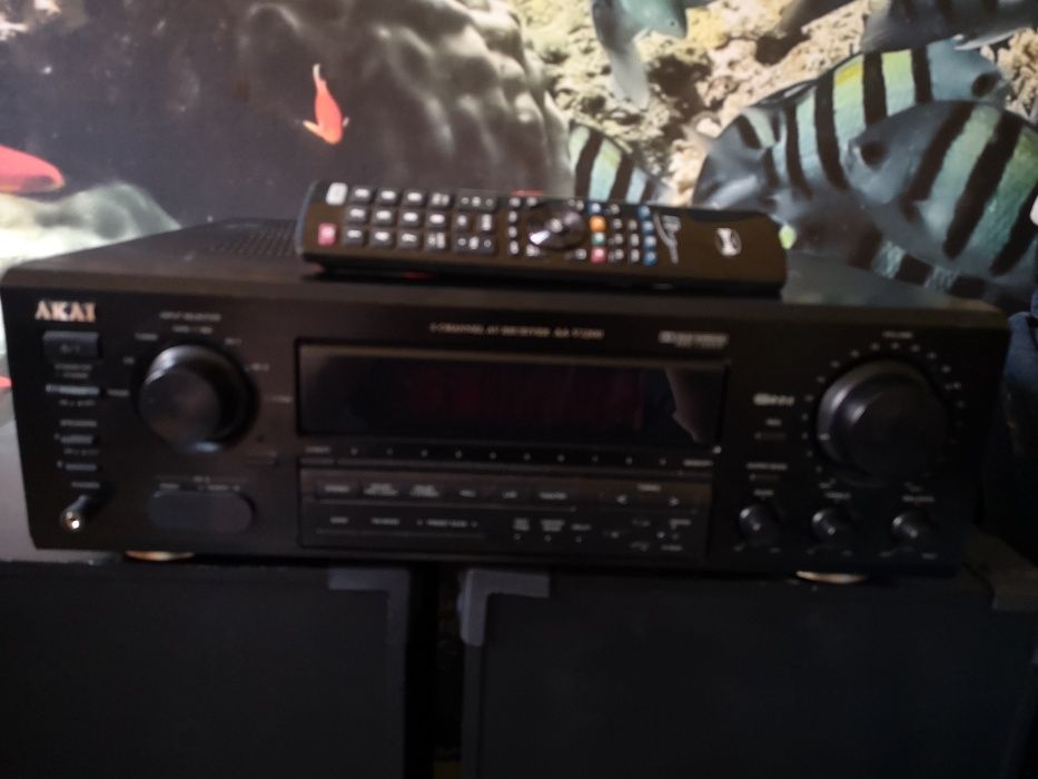 Akai AA-V1200 5-Channel Receiver/Amplificator/Tuner/Radio,Deck GX-W45