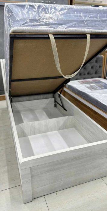 Односпальная кровать,ортопедический матрас,ЛДПС Россия,механизмСундук.