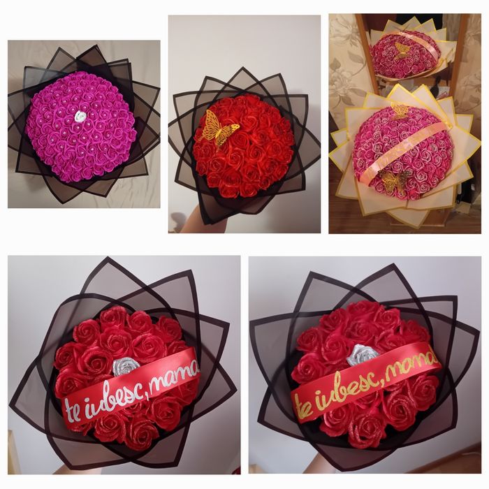 Buchete trandafiri de săpun(prețurile diferă pt fiecare)