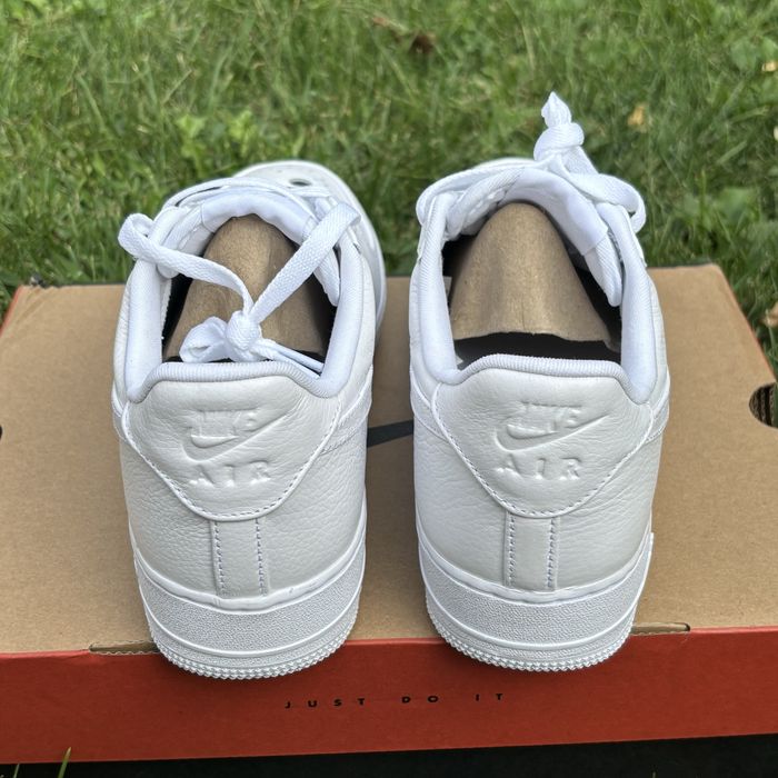Nike Air Force 1 Low Triple White “Jason Voorhees”