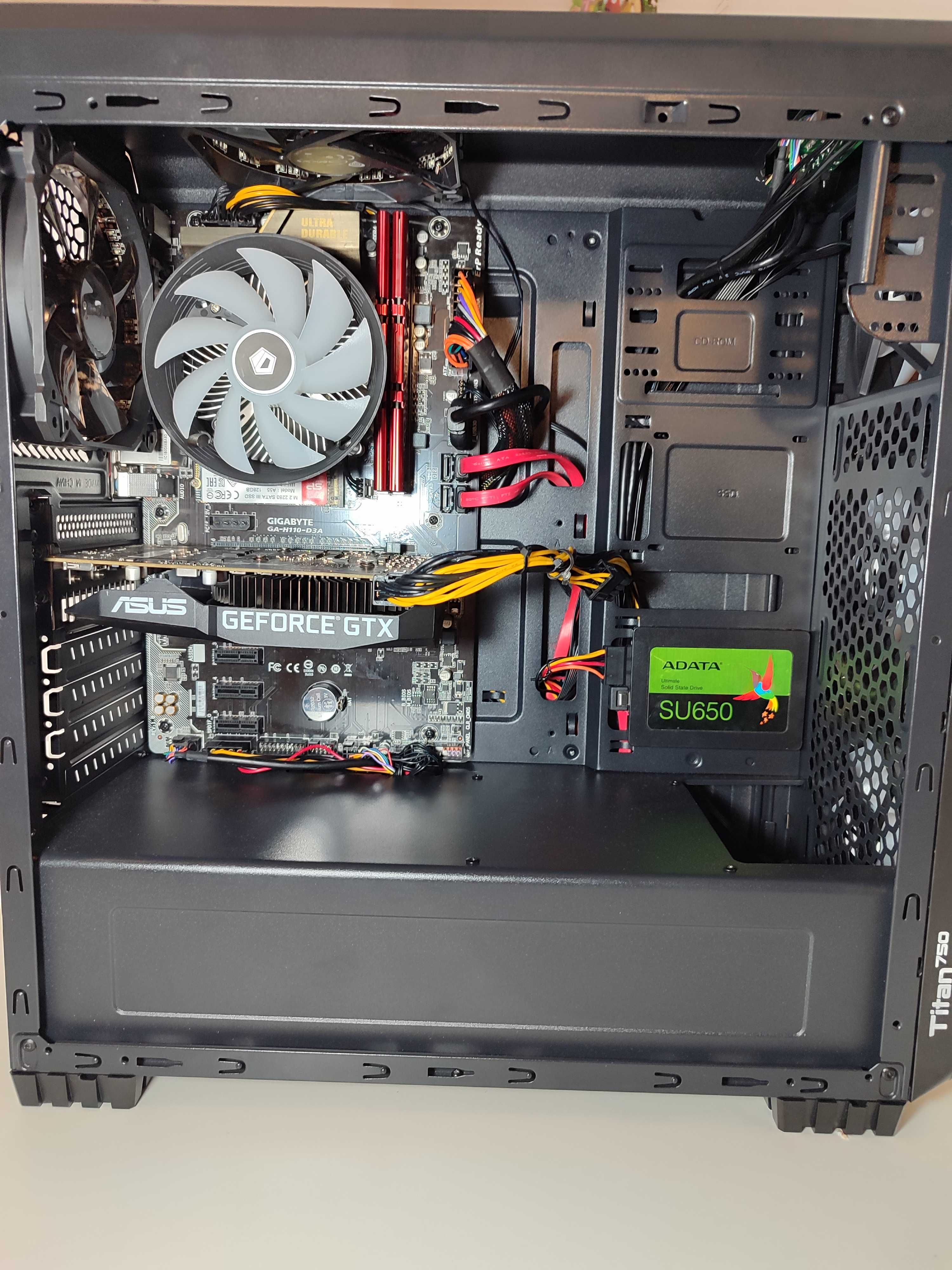 02. Calculator Unitate PC Gaming i5 7500, 16gb ram, GTX1660 Super, SSD
