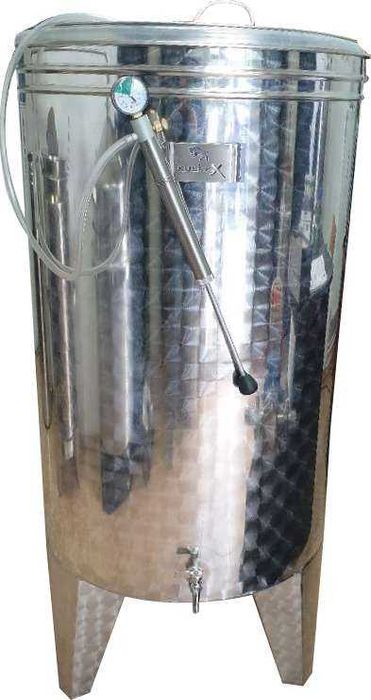 NOU Butoi/Cisternă/Vas/ Vinificație INOX Alimentar Capac flotant 300 l