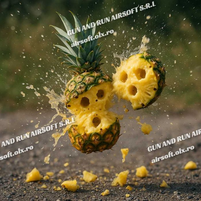 Pistol Modificat Cu Recul 20 JOULI+!! (Cu Bile De Cauciuc) Co2 Pusca