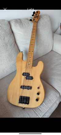 Korean Ash body chitara bass Marathon  MB300 1986 - Natural + gigbag