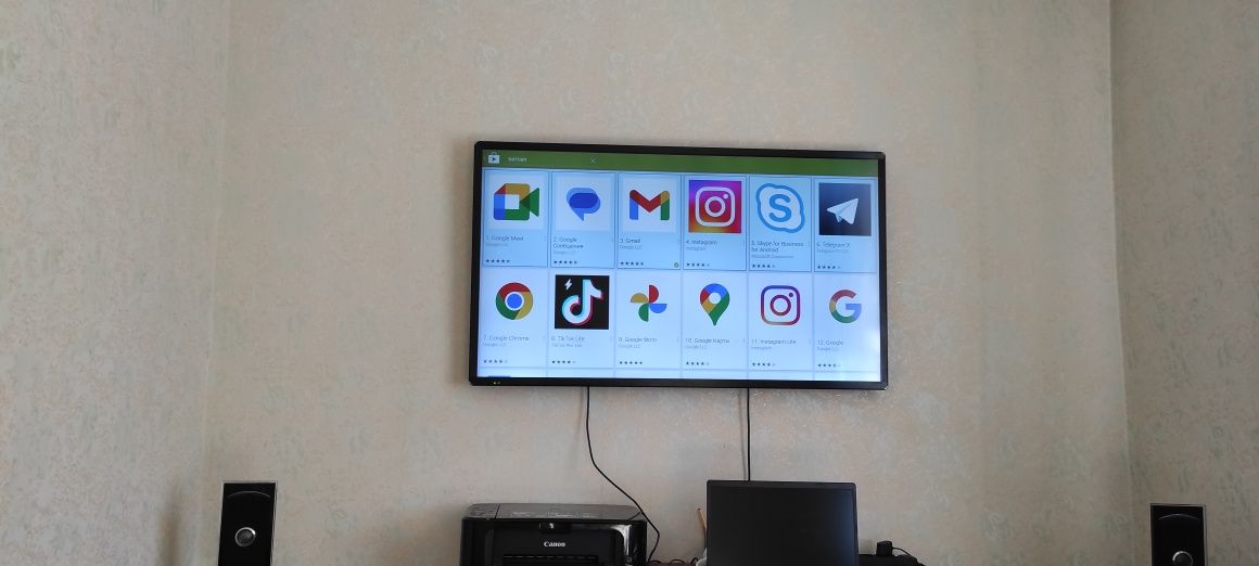 Smart TV андроид 64 дюйма.