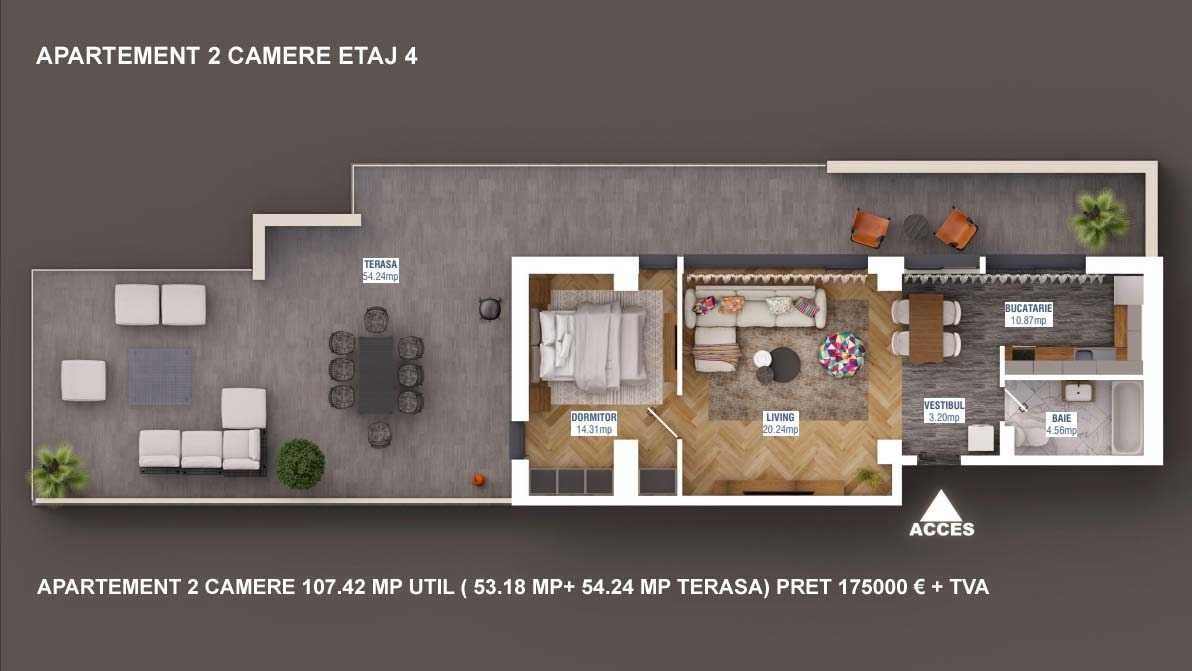 Apartamente 2 si 3 camere Gheorghe Ionescu(Sisesti Baneasa)