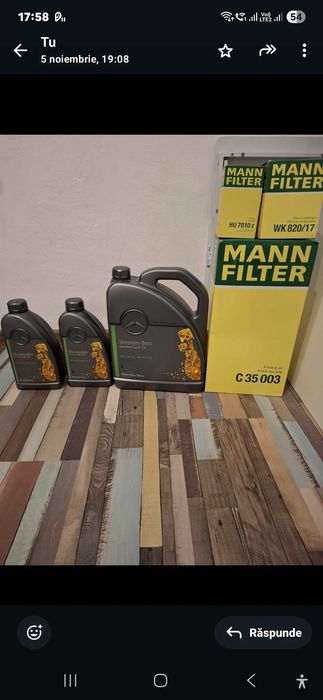 Ulei original Mercedes 5W30, 7 litri, MB 229.52