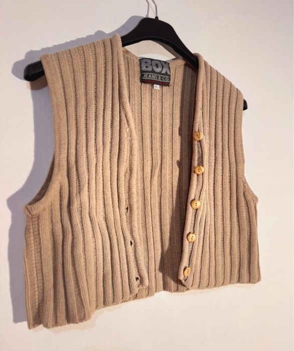 Vesta tricotata/cardigan, L, Box