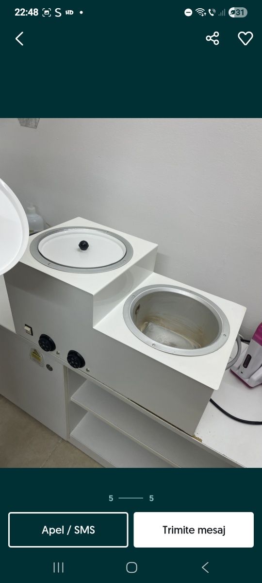 Vând decantor ceara