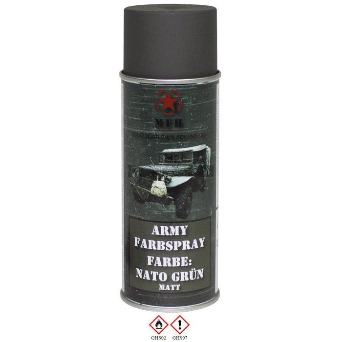 Vopsea Spray Army MFH Brown/Black/ Nato