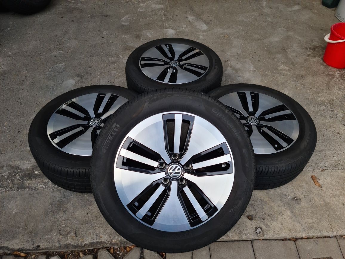 Jante bicolore Vw Passaat GTE/Touran/Caddy/Golf/Tiguan,17",Skoda,Audi
