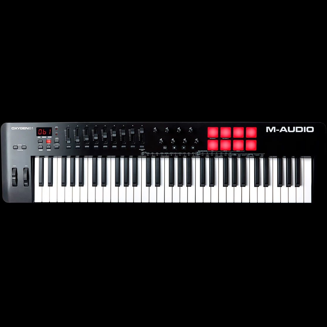 midi клавиатура:  m-audio oxygen 61