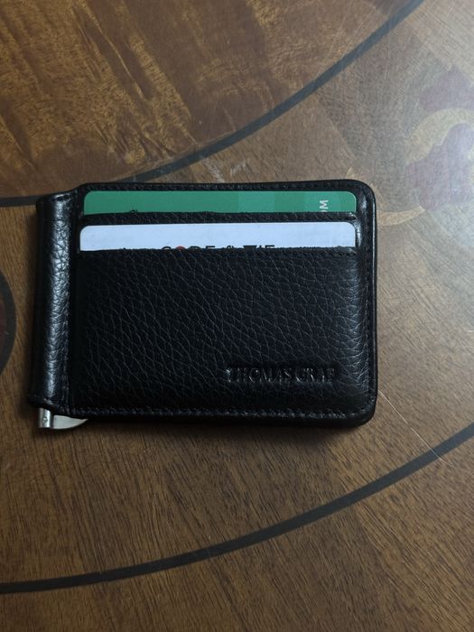 Thomas Graf — кожаный кошелёк с зажимом для купюр