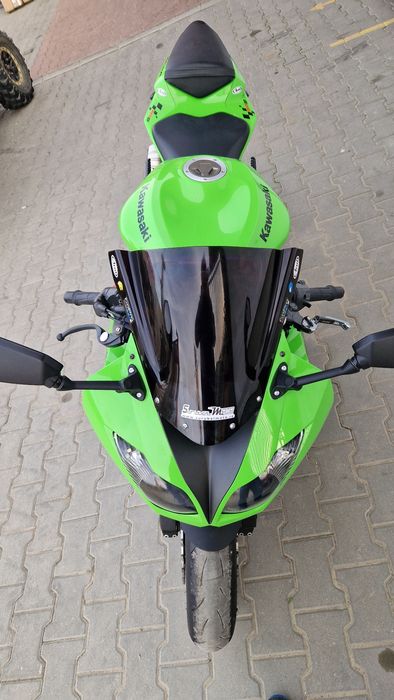 Kawasaki Ninja Zx6r 2009 2010 motocicleta verde 636 zx6 r