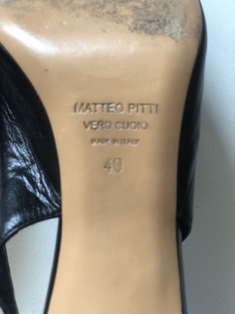 Дамски обувки от естествена кожа Matteo Pitti
