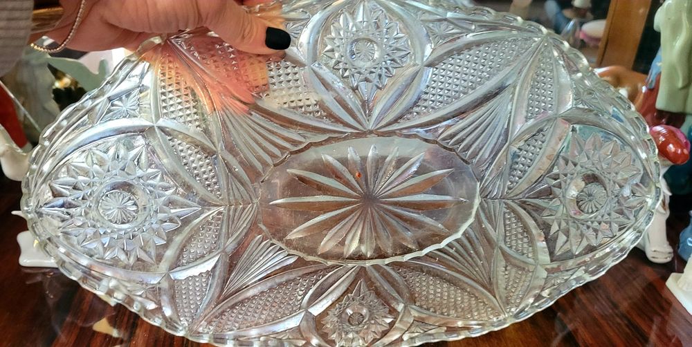 Platou fructiera cristal stare foarte buna
