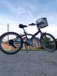 Bicicleta fetițe cuprinsa cu vărsată între 8 și 11 ani.