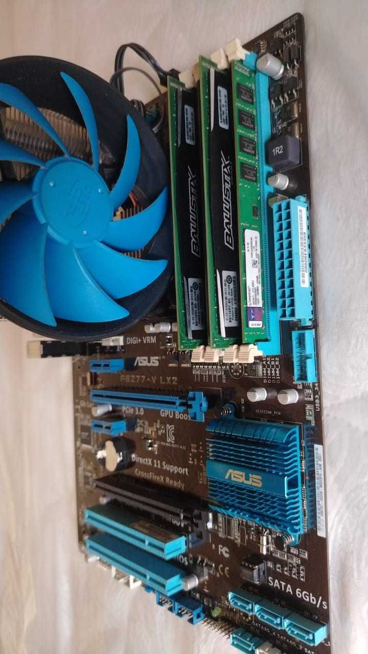 Комплект I7 3770 + Asus P8Z77-V LX 2 + 16 RAM + Deepcool Gammaxx 200T