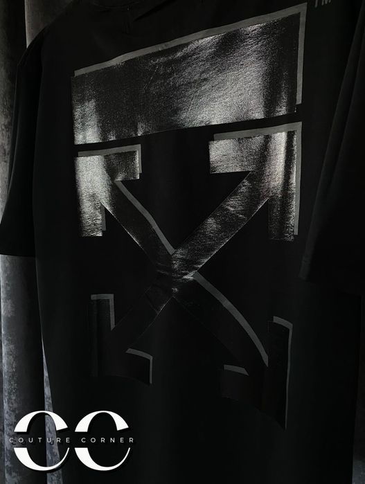 Tricou OFF-White • Calitate TOP • BIack Rubber S/S Skate