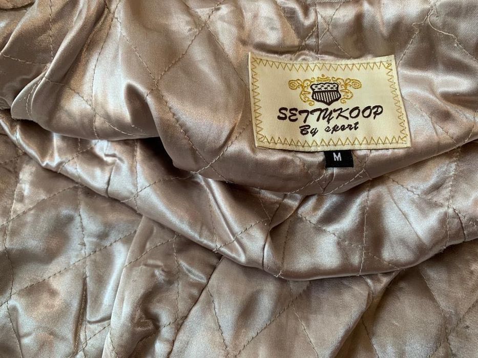 Trench cambrat bej auriu