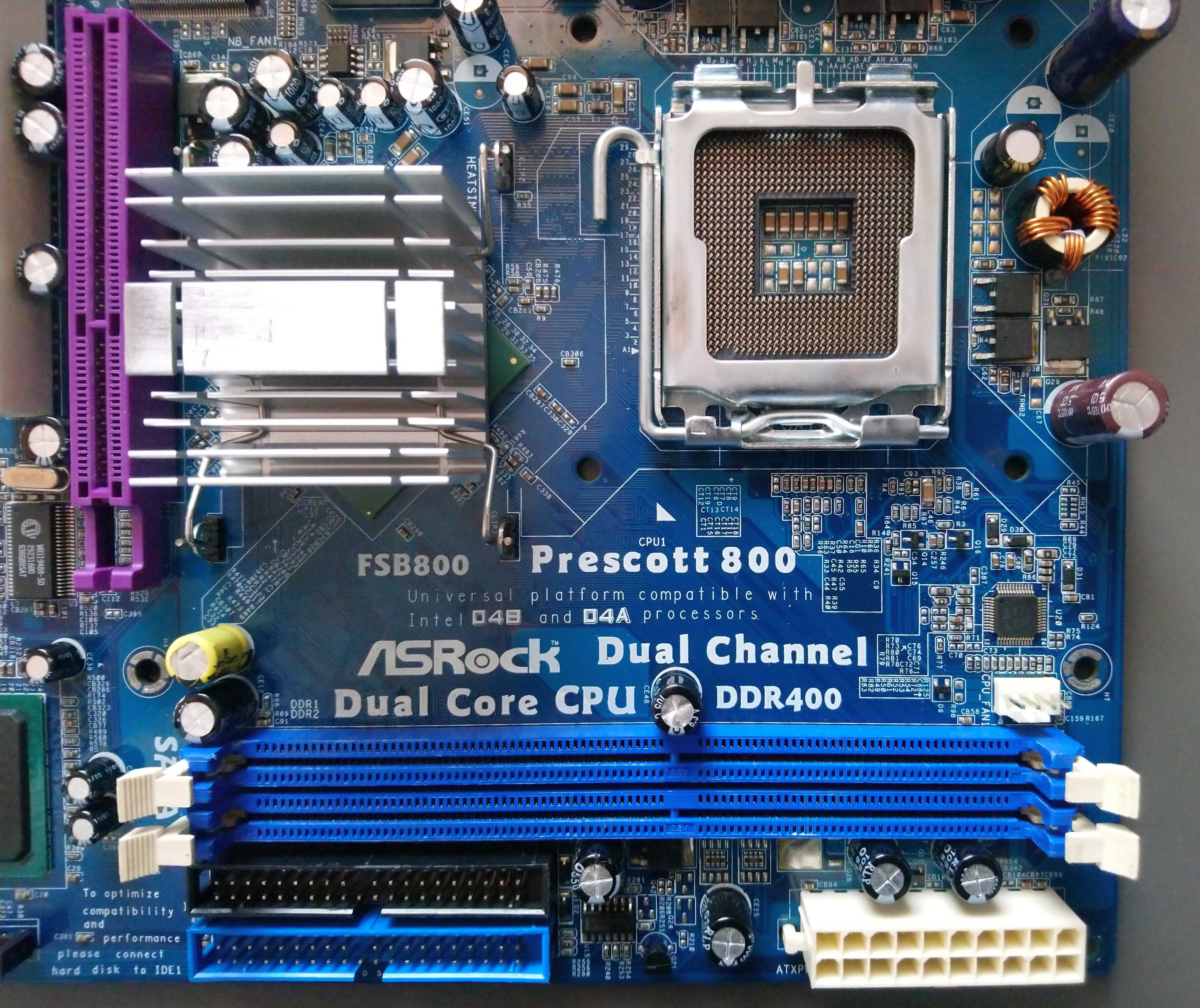 Дънна платка Asrock 775i65GV(rev 1.05), Socket LGA 775
