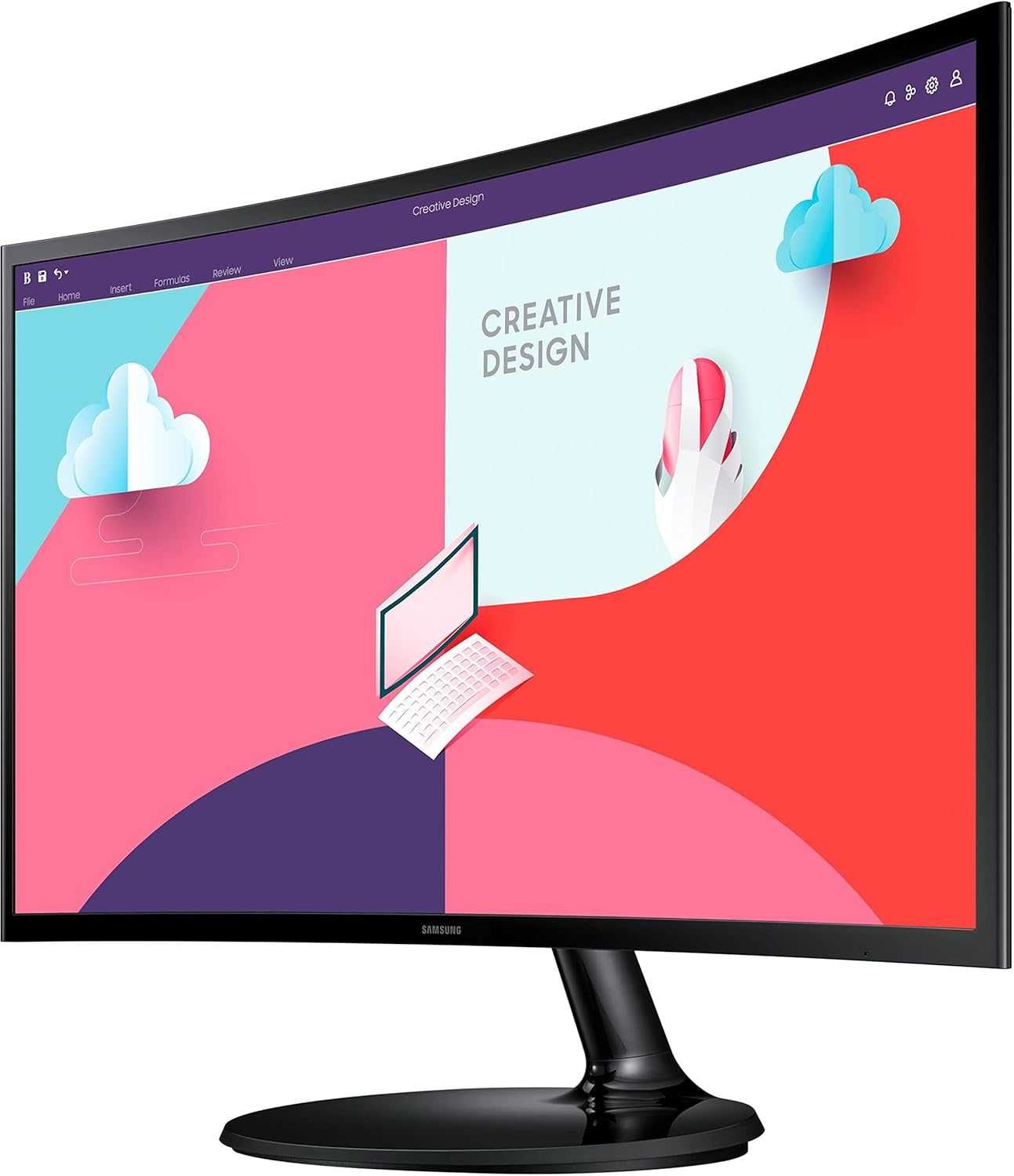 [НОВЫЙ] Монитор Samsung 24" S3 S36C LS24C360EAMXUE FHD 75Hz CURVED