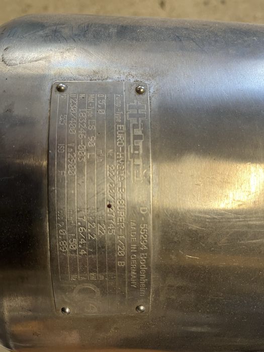 Pompa apa inox 2,2 kw