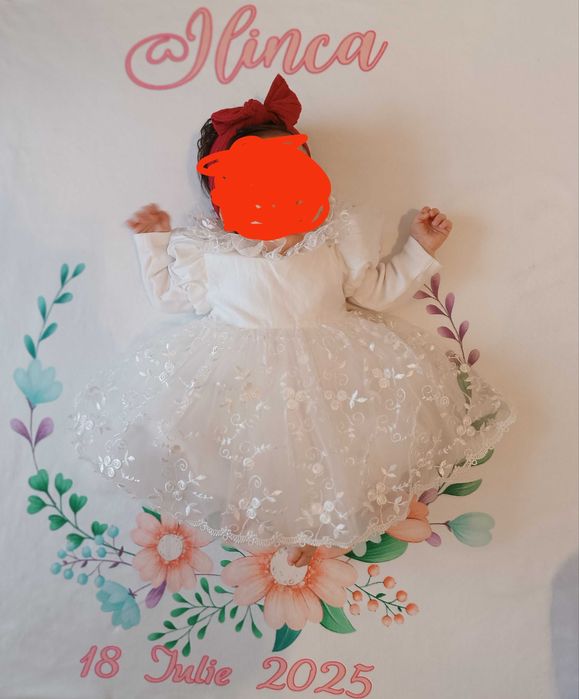 Rochie botez Anne bebe