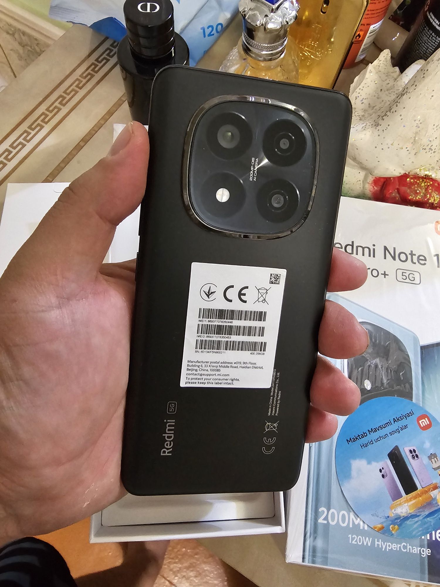 Yangi 30 kun ishlagan Xiaomi Redmi Note 14 Pro Plus 5G sotiladi