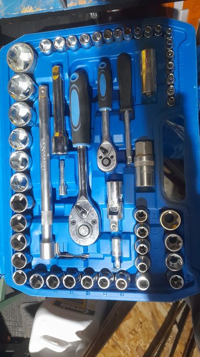 Trusa 108 piese tubulare și biti