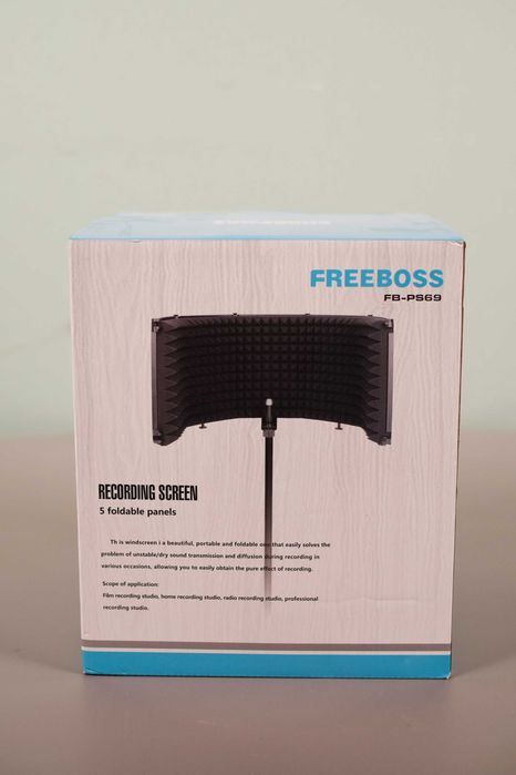 Ecran protectie sunet inregistrari/podcast si filtru pop-up microfon