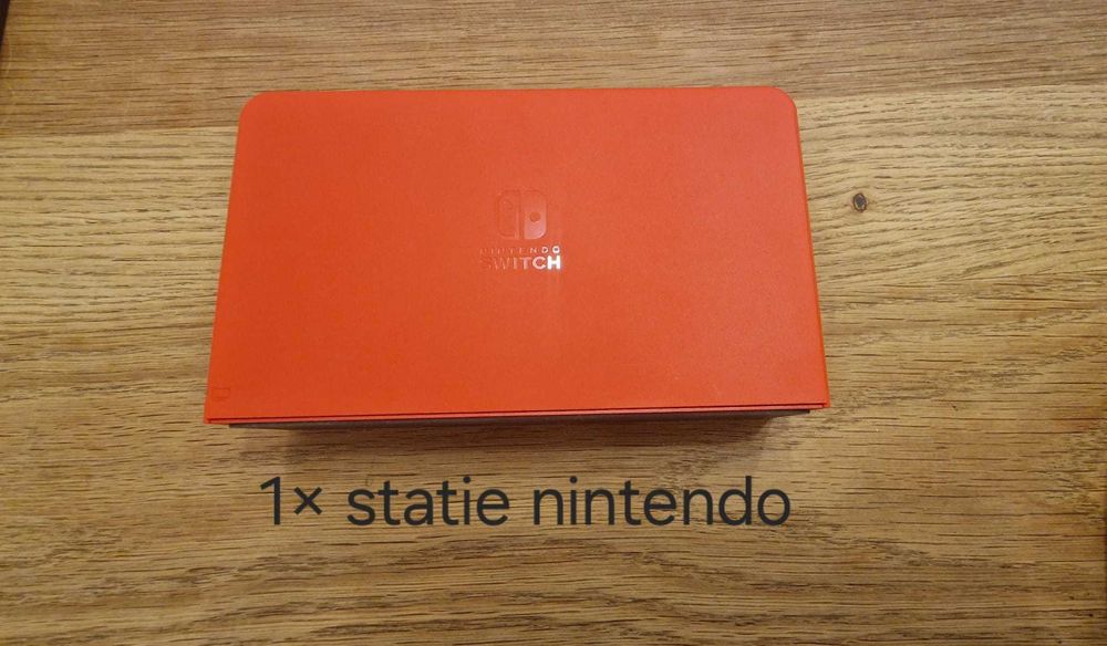 Nintendo Switch oled mario red cu acesorii si jocuri