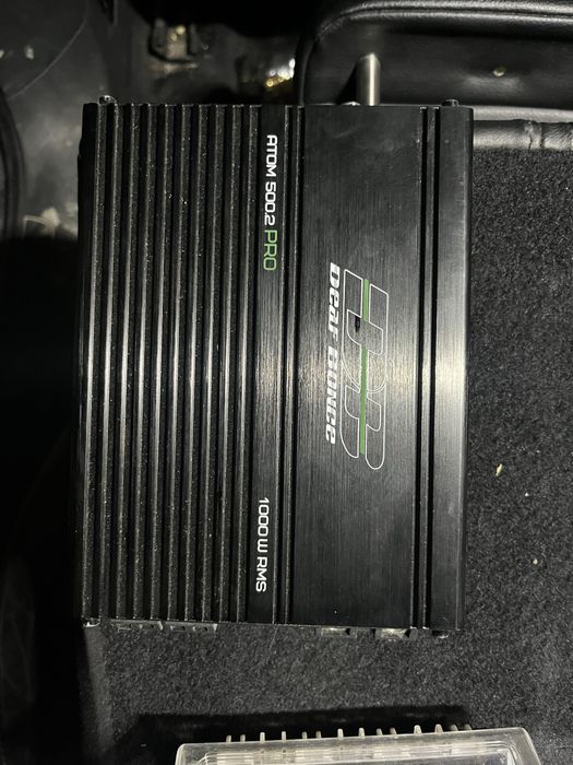 Subwoofer Auto Reiss 1000w Rms +Statie DB 1000W Rms 2 Canale