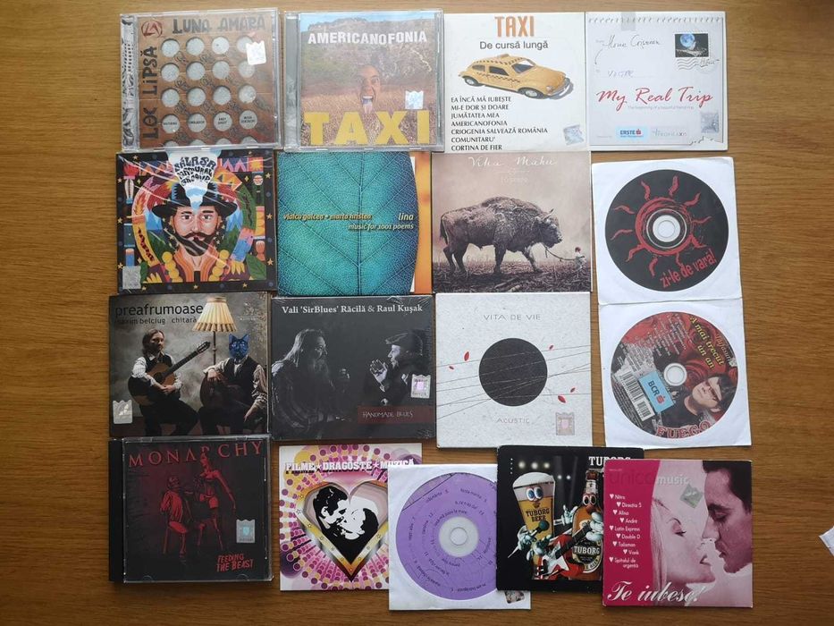CD muzica romaneasca rock, folk, pop, blues.